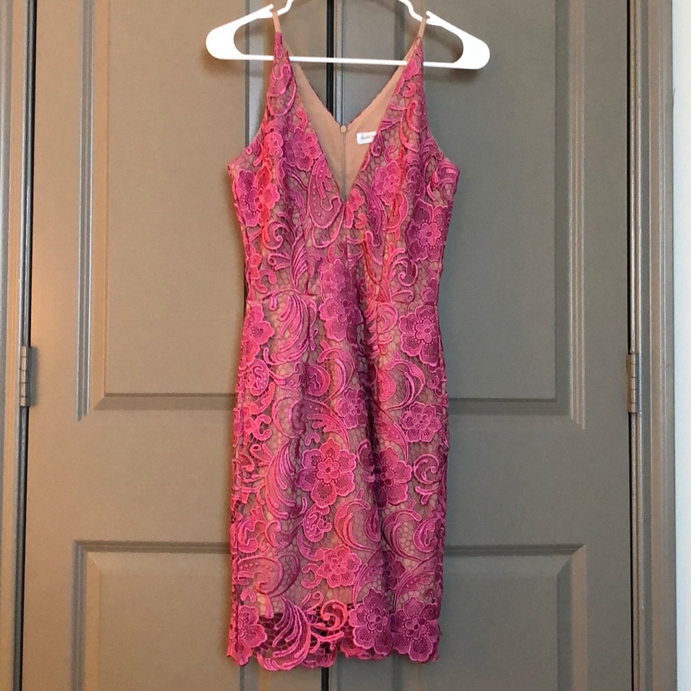 Dress The Population XS Pink Dress